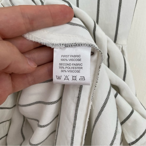 LUG VON SIGA Striped Asymmetrical Tunic Dress Top size 38 - Picture 8 of 11